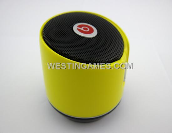 S05B Wireless Bluetooth 3.0 Mini Bluetooth HD Speaker Suppot Micro SD for Beats by Dr Dre - Yellow