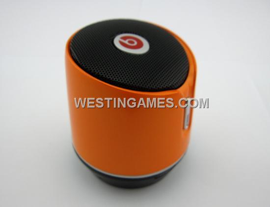 S05B Wireless Bluetooth 3.0 Mini Bluetooth HD Speaker Suppot Micro SD for Beats by Dr Dre - Orange