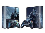 Crystal Epoxy skin Sticker Colourful for XBOX 360 E Console w/ 2 Controller Skin - 271 Themes