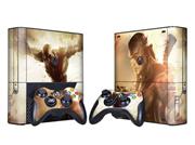 Crystal Epoxy skin Sticker Colourful for XBOX 360 E Console w/ 2 Controller Skin - 271 Themes 03