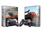 Crystal Epoxy skin Sticker Colourful for XBOX 360 E Console w/ 2 Controller Skin - 271 Themes 05