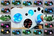LED Lighting Thumbstick & Home Button Mod Kit with Clear Cap/Button for XBOX360 & Slim Controller 06