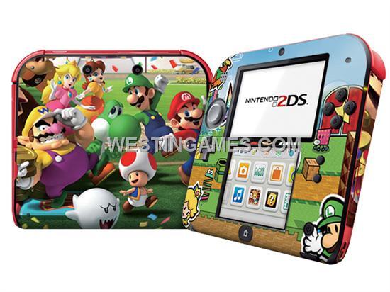 Crystal Epoxy skin Sticker Colourful for 2DS Console - 222 Themes