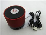 S08 Mini Bluetooth HD Speaker with LED Light for Beats by Dr Dre Beatbox - Red