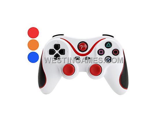 New White Wireless Bluetooth DualShock Controller With Packing for PS3 Playstation 3 - 3 Colors