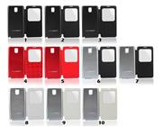 Metal Silk Housing Cover Battery Back Door Leather Case for Galaxy Note III 3 - 10 Themes