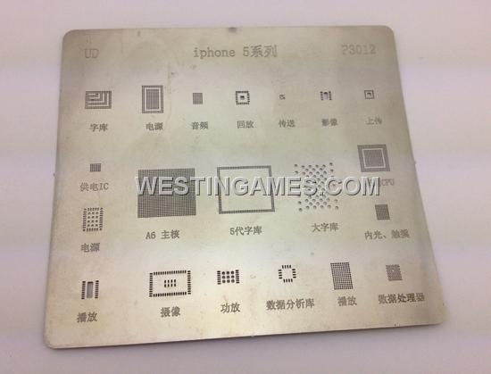 Rework BGA Reballing Stencil Template Set for iPhone 5 P3012
