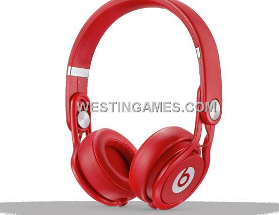 New MIXR High Performance Professional Over-Ear Headphones for Beats By Dr Dre - Red (A+ Grade)