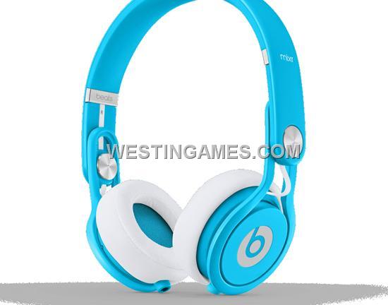 New MIXR High Performance Professional Over-Ear Headphones for Beats By Dr Dre - Blue (A+ Grade)