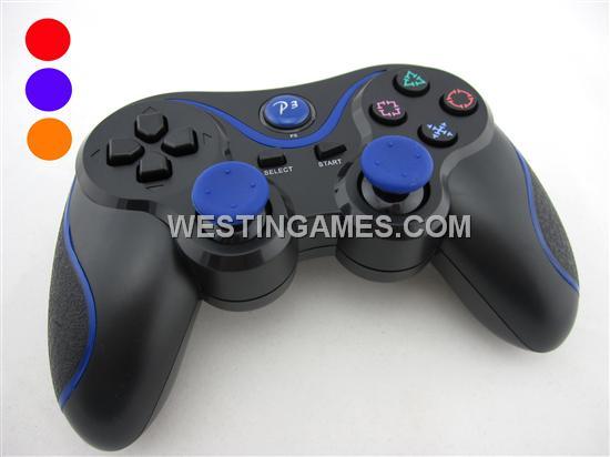 New Black Wireless Bluetooth DualShock Controller With Packing for PS3 Playstation 3 - 3 Colors