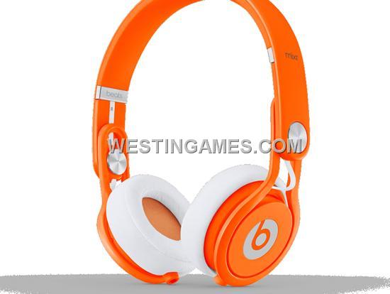 New MIXR High Performance Professional Over-Ear Headphones for Beats By Dr Dre - Orange (A+ Grade)