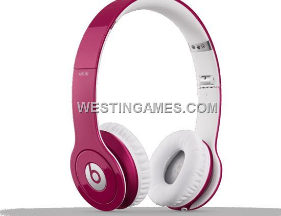 New Solo HD High Definition Over-Ear Headphones with ControlTalk for Beats - Pink (A+)