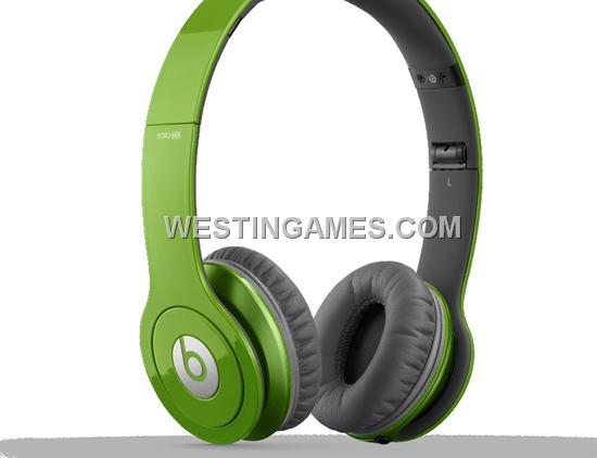 New Solo HD High Definition Over-Ear Headphones with ControlTalk for Beats - Green (A+)