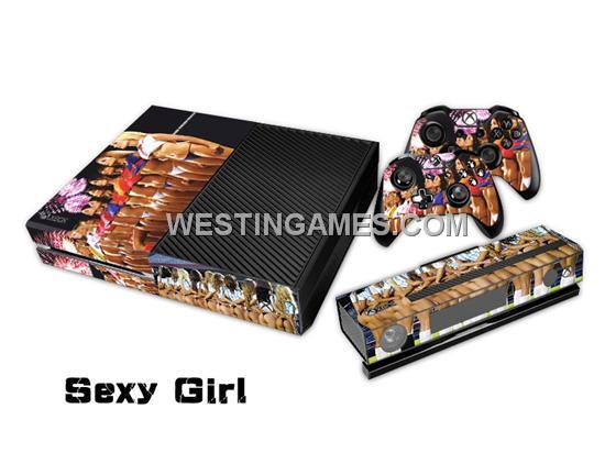 Designer Skin Sticker for XBOX ONE System + Wireless Controller + Kinect Decal - Customs Themes 04