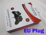 EU Type Dual Charge Station Charging Power Dock for XBOX ONE Wireless Controller - Black