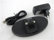 EU Type Dual Charge Station Charging Power Dock for XBOX ONE Wireless Controller - Black 02