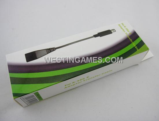 Fat Power Supply Adapter to Slim Console Transfer Transform Cable for Xbox 360 E