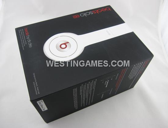 New Solo HD High Definition Over-Ear Headphones with ControlTalk for Beats - White (A+)