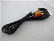 Original AV Cable for XBOX 360 Slim to TV - Black