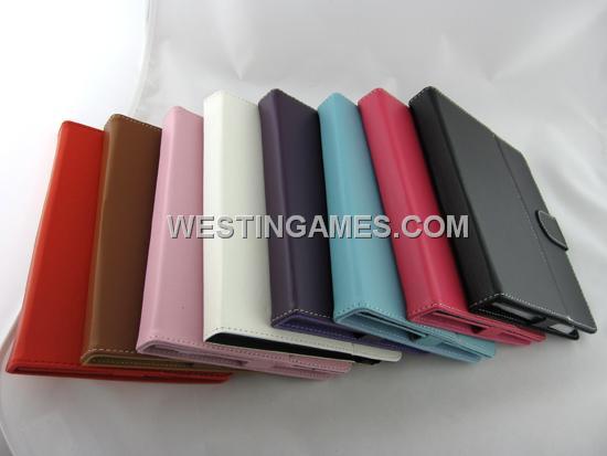 8 inch Universal PU Leather Case with Clip for Tablet PC - 8 Colors