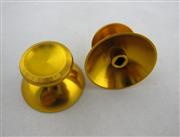 Replacement Aluminum Alloy Joystick 3D Thumbstick Caps for Xbox360 Controller - Golden (2 PCS)