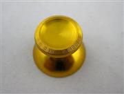 Replacement Aluminum Alloy Joystick 3D Thumbstick Caps for Xbox360 Controller - Golden (2 PCS) 03