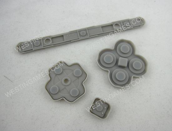 Original Button Rubber Conductor Set For 3DS XL / 3DS LL (4 Pieces)