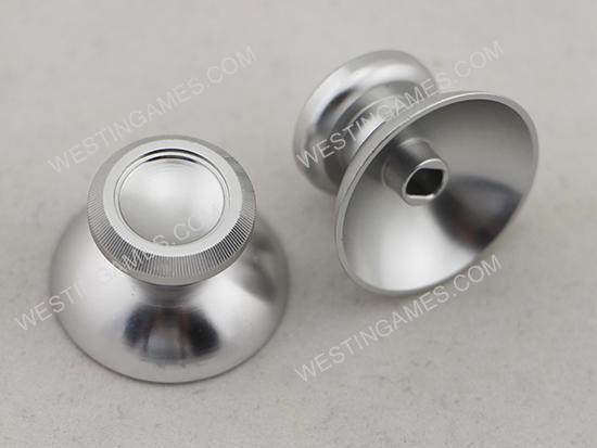 Quality A Metal Mod Joystick Analogue Thumbsticks for XBOX ONE Chontroller - Silver (2 PCS)