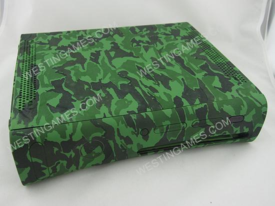 Full Console Housing Shell Case With HDMI Port Deep Green for Xbox360