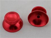 Quality A Metal Mod Joystick Analogue 3D Thumbsticks for PS4 Wireless Chontroller - Red (2 PCS)