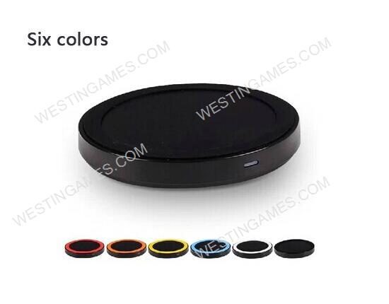 Qi Q5 Universal Wireless Charging Pad Wireless USB Charger Stand Samsung iPhone HTC - Black 03