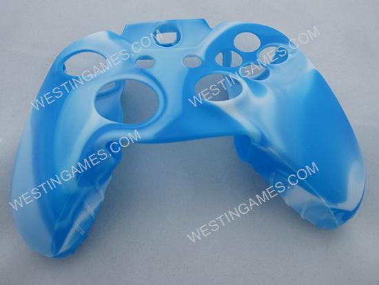 Protective Silicone Skin/Case for XBOX ONE Controller Camouflage - Blue/White (Nude Packs)
