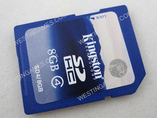 Kingston 8 GB SD Flash Memory Card SD/8GB