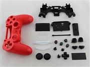 Replacement Complete Housing Shell Case for PS4 Dualshock 4 Controller - Glossy Red