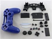 Replacement Complete Housing Shell Case for PS4 Dualshock 4 Controller - Glossy Blue