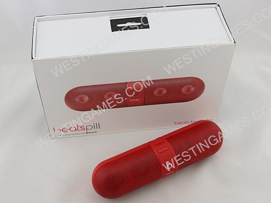 Bluetooth Portable Speaker Wireless Audio System for Beats by Dr. Dre Beats Pill - Red (A)