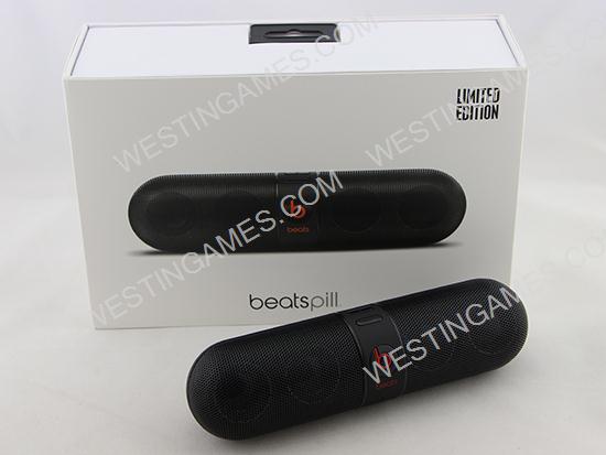 Bluetooth Portable Speaker Wireless Audio System for Beats by Dr. Dre Beats Pill - Black (A)