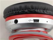 Monster Beats by Dr Dre Solo HD S450 Bluetooth Stereo Dynamic Wireless Headphones Headset - Red 05