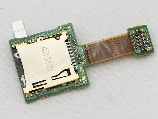 Original SD Socket Connetor Board with Flex Cable Parts for NEW 3DS