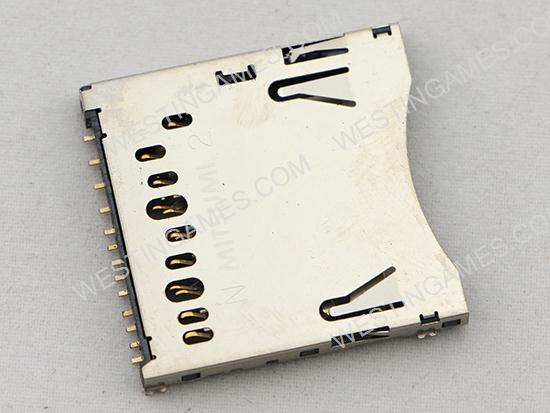 Original SD Card Socket Connector Repair Parts for 2DS (Pulled)