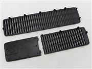 Replacement Top and Bottom End Net Caps Black for XBOX360 Slim 02