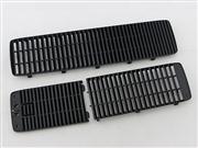 Replacement Top and Bottom End Net Caps Black for XBOX360 Slim 03