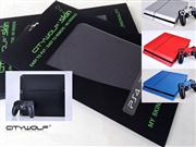 New Complete Carbon Fiber Skin Sticker for PS4 Playstation 4 System and Controller - 5 Colors
