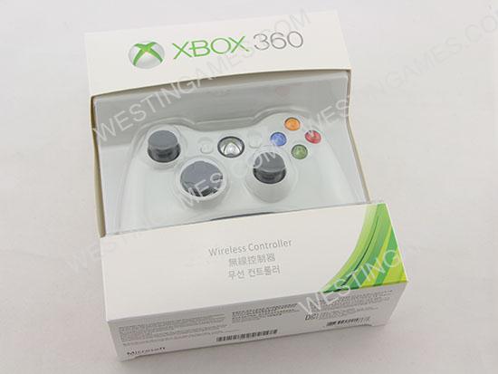 2.4Ghz Wireless Controller Jaypad with Packing for New Microsoft xbox360 Slim - White (OEM A+)