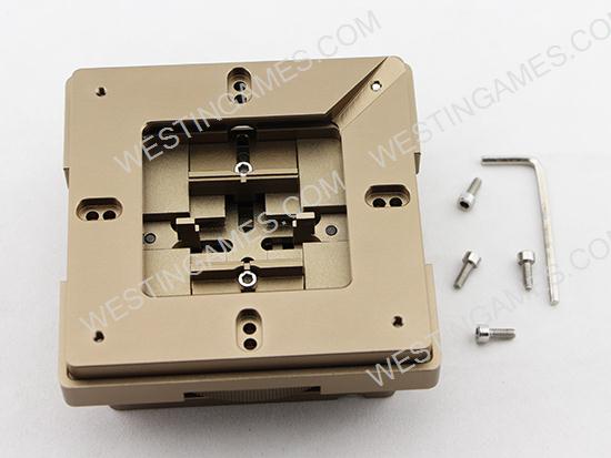 Gold Universal Auto Adjust BGA Multifunctional Reballing Station fit 80*80mm and 90*90mm Stencil