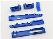 Original Repair Part Full Side Housing Part L and R button for Nintendo 2DS - Blue 02