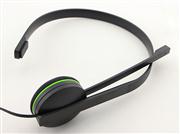 Original Wired Chat Headset with Adapter for Xbox One - Black 02