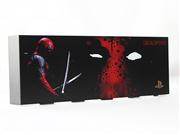Matt Black Relief Pattern HDD Hard Disc Drive Cover Case for Playstation 4 PS4 - Deadpool
