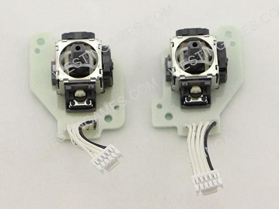 3D Analog Stick Controller PCB Board Left Right Set with Cable for WII U GamePad Controller (Pulled)