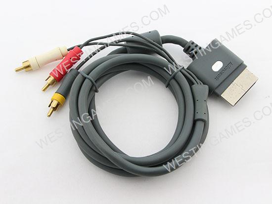 Original AV Cable for XBOX 360 to TV - Grey (Pulled)
